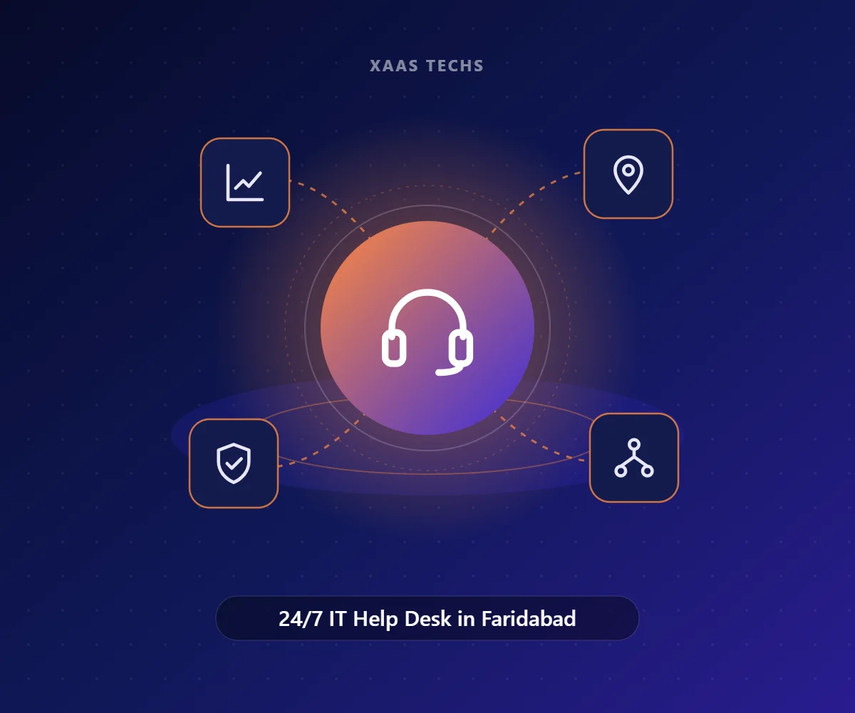 24/7 IT Help Desk in Faridabad – IT Support in Faridabad by Xaas Techs