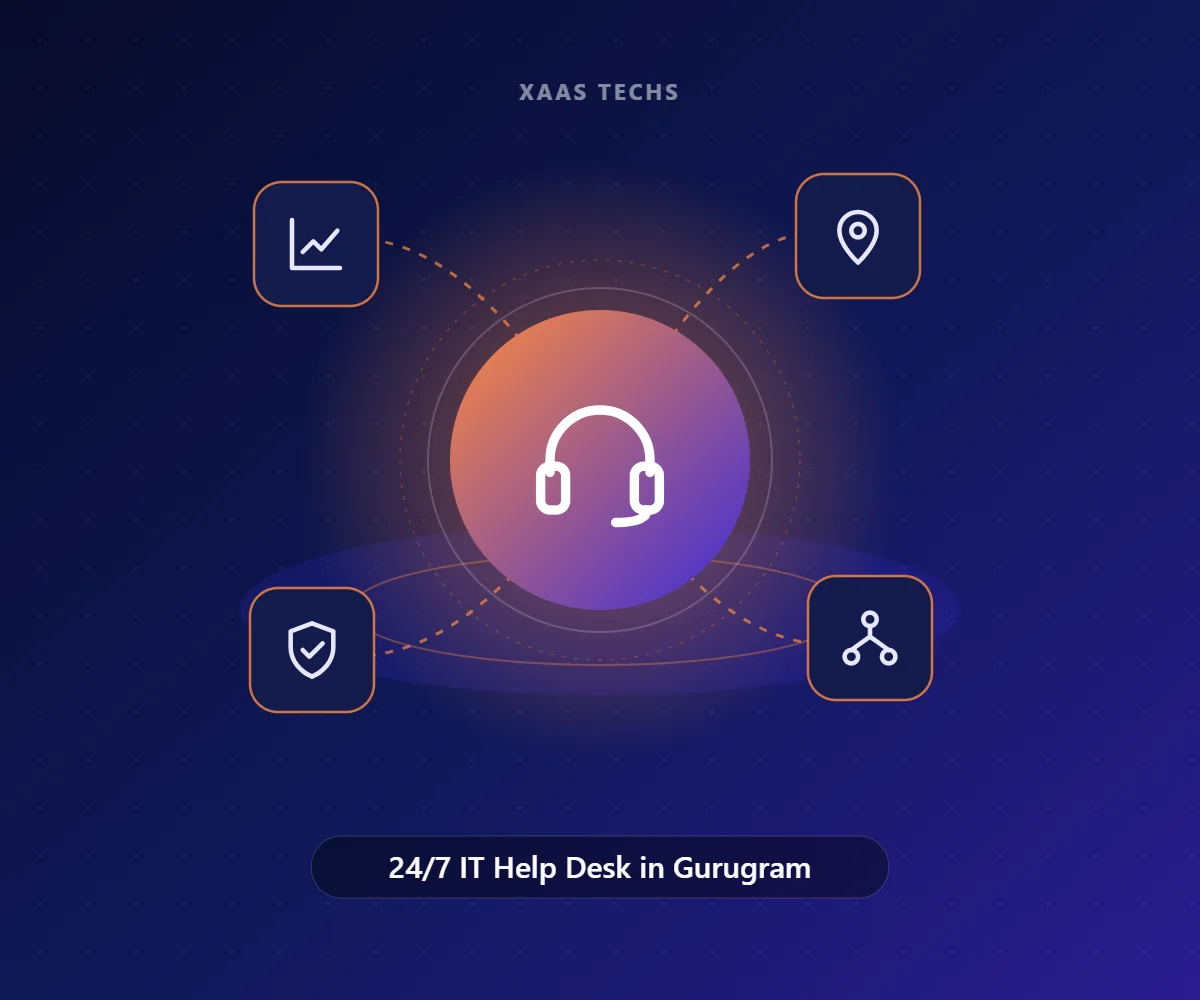 24/7 IT Help Desk in Gurugram – IT Support in Gurugram by Xaas Techs