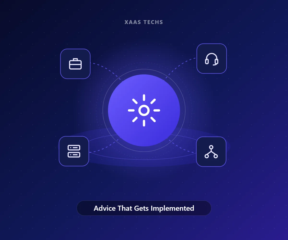 Advice That Gets Implemented – IT Consulting & vCIO by Xaas Techs