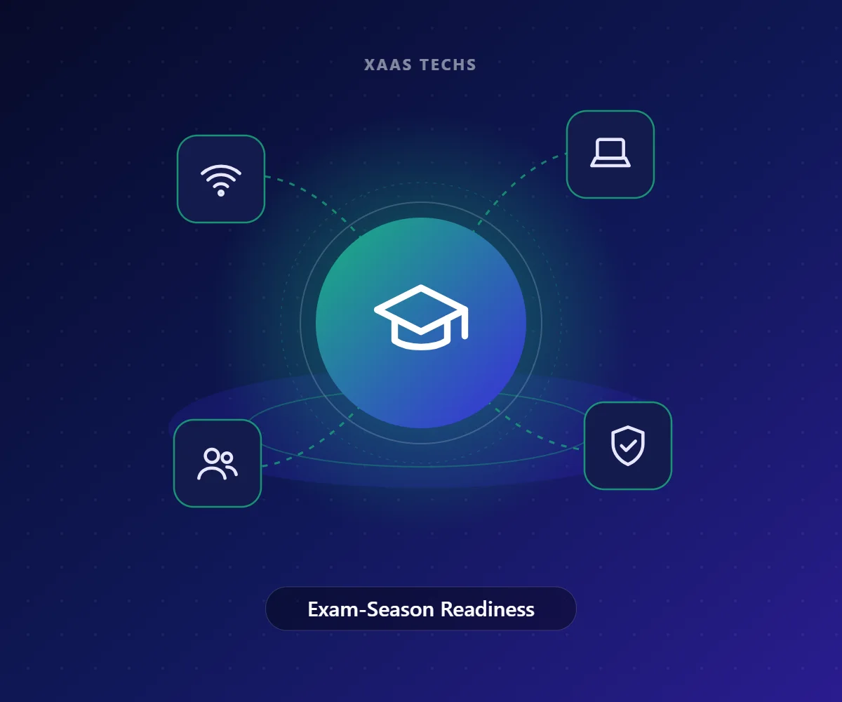 Exam-Season Readiness – IT for Schools & Colleges by Xaas Techs