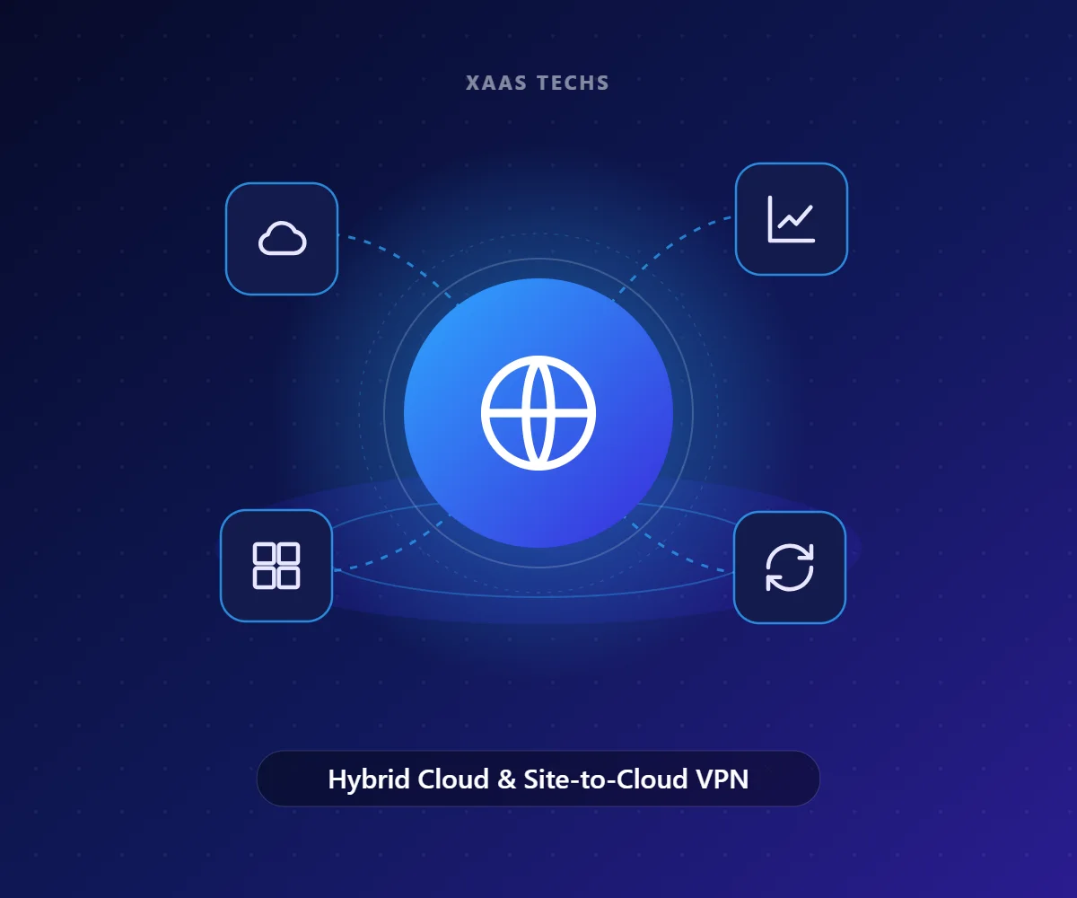 Hybrid Cloud & Site-to-Cloud VPN – AWS & Azure Cloud Services by Xaas Techs
