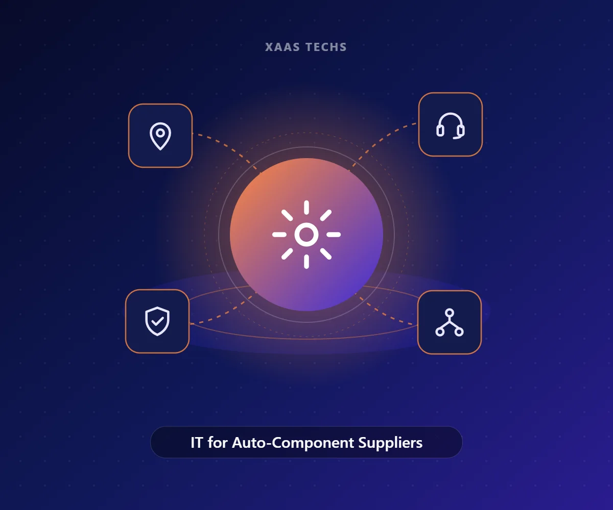 IT for Auto-Component Suppliers – IT Support in Faridabad by Xaas Techs