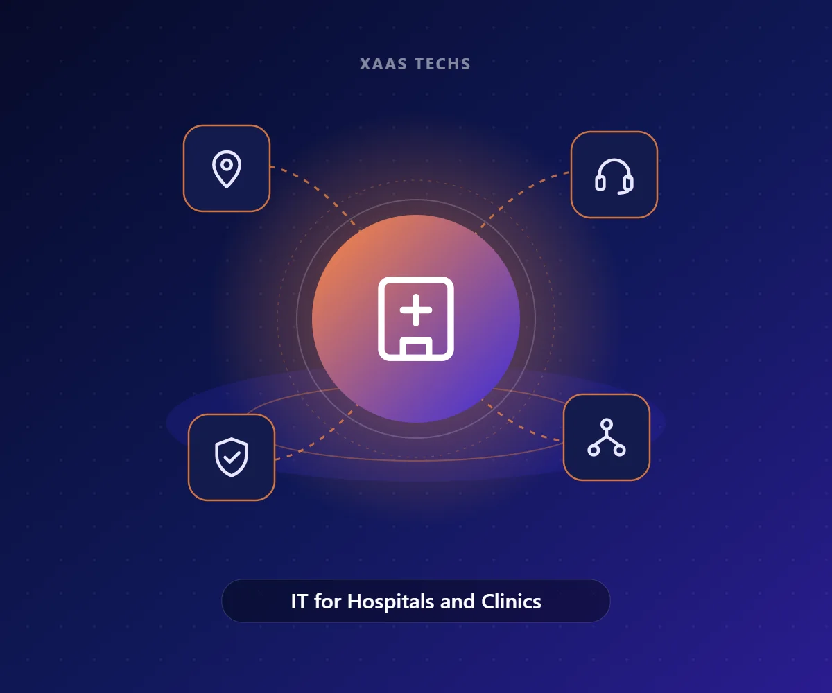 IT for Hospitals and Clinics – IT Support in Karnal by Xaas Techs