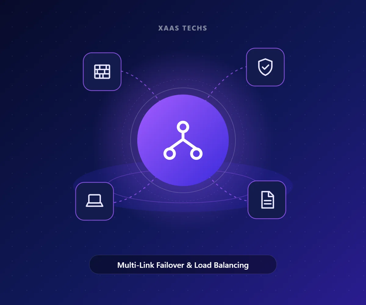 Multi-Link Failover & Load Balancing – Firewall Security Services by Xaas Techs