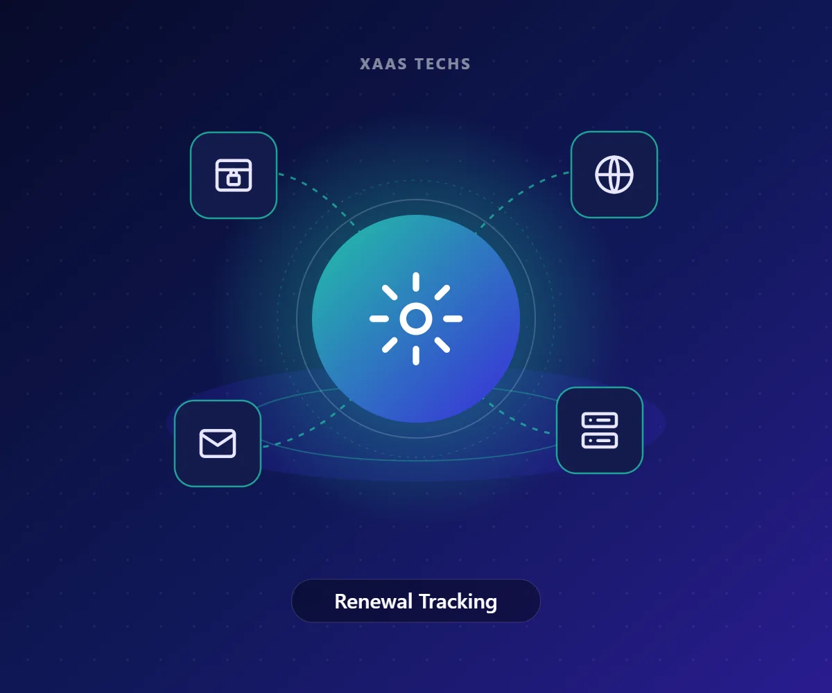 Renewal Tracking – Domain, SSL & Hosting by Xaas Techs