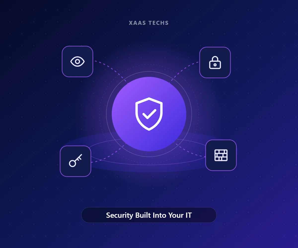 Security Built Into Your IT – Managed Cybersecurity & VAPT by Xaas Techs