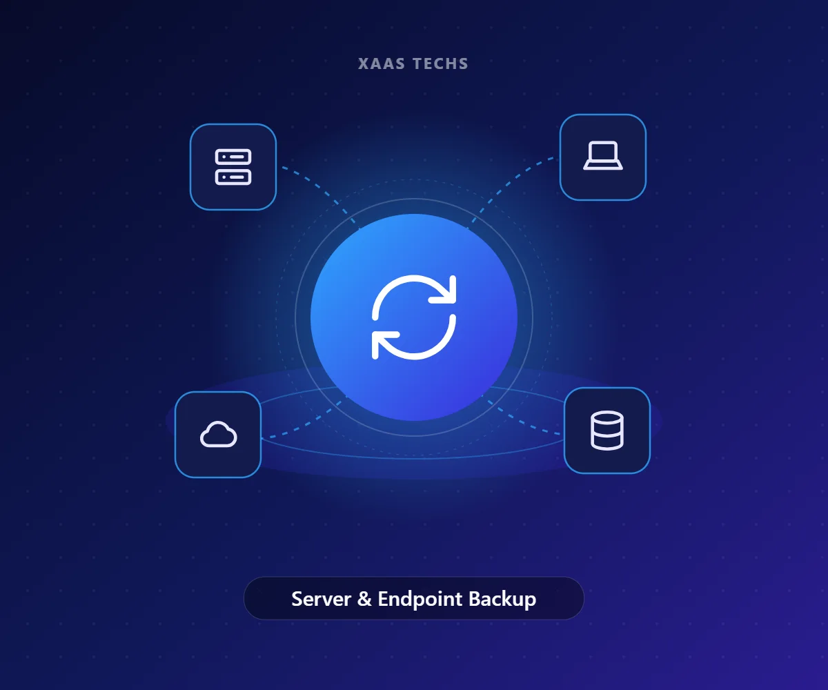 Server & Endpoint Backup – Data Backup & Disaster Recovery by Xaas Techs