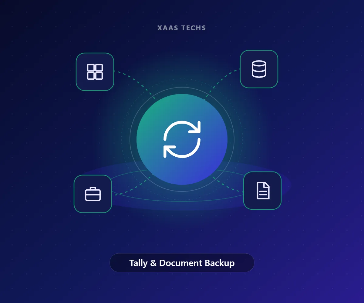 Tally & Document Backup – IT for CA, Law & Corporate Offices by Xaas Techs